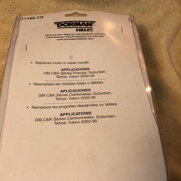 DONATED Dorman 77186 CD Right Interior Door Handle GM Escalade Suburban Yukon - Picture 5 of 5